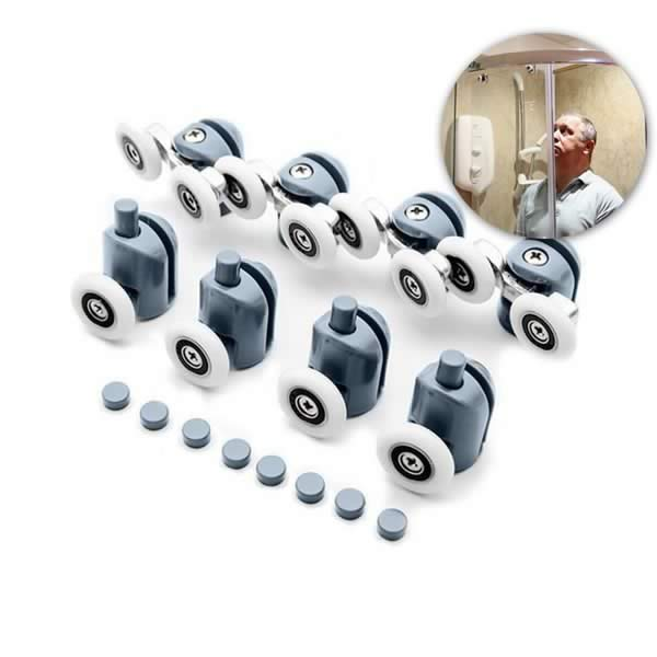 Rollero - Set of 8 rollers for shower cabin