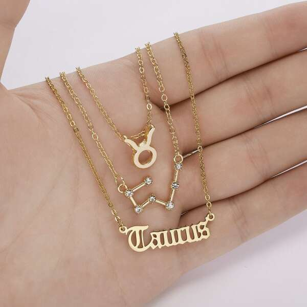Astrea - Set of 3 zodiac necklaces