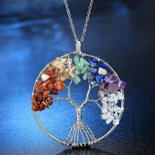 Alma - Tree of Life necklace for all 7 chakras